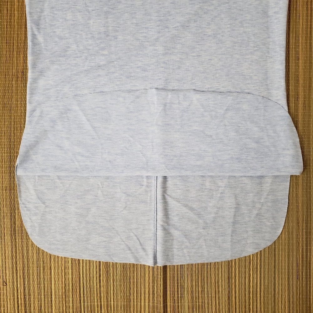 Mission Clothing Longline shirt men L Blue Gray - Picture 6 of 9